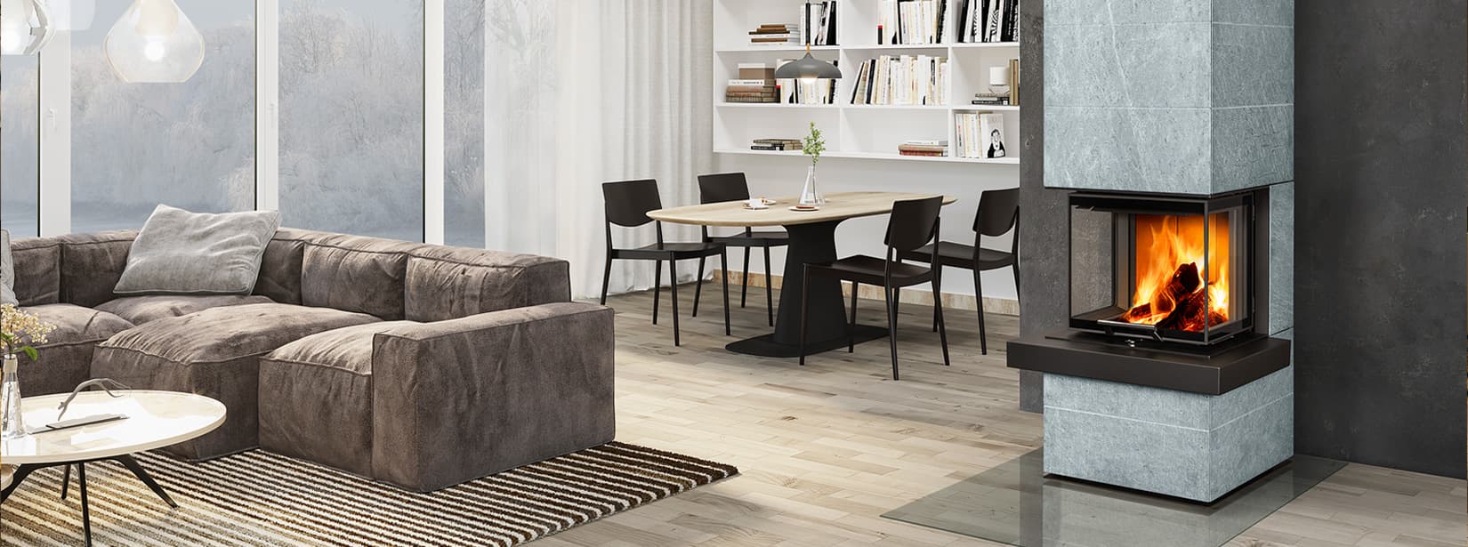 Designerskie kominki