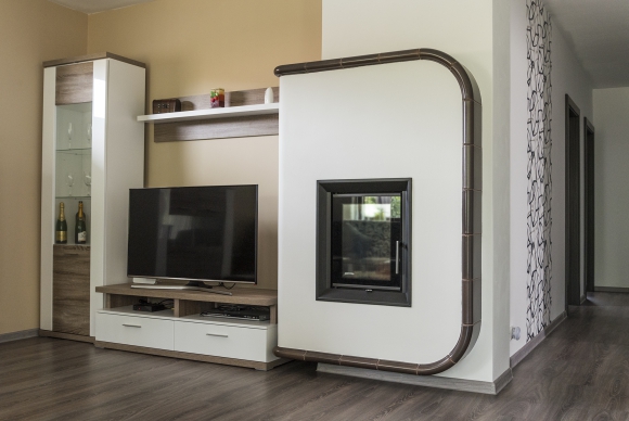 DYNAMIC 2G 44.55.01 - wkład kominkowy prosty, podwójna szyba