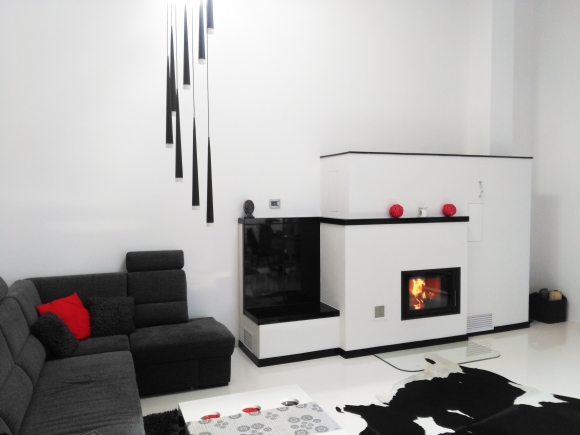 DYNAMIC 2G 66.50.01 - wkład kominkowy prosty, podwójna szyba