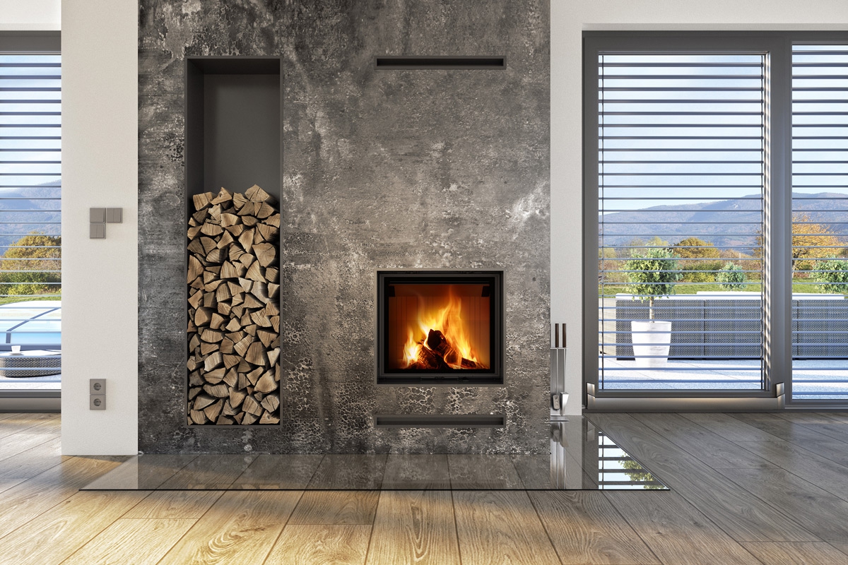 IMPRESSION 2g 67.60.01 - wkład kominkowy z podwójną szybą